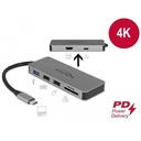 Delock USB-C 4K 87W fartölvudokka með skjátengi - image 6 [20d458b695]