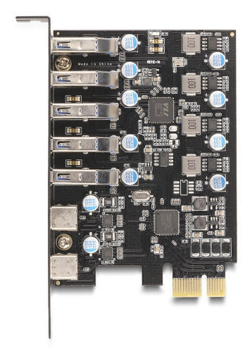 Delock PCIe x1 í 5x USB & 2x USB-C stýrisspjald - image 3 [0b47740480]