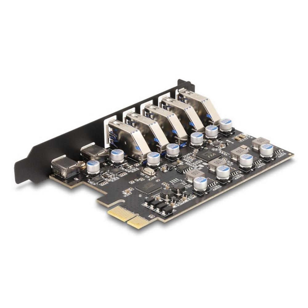 Delock PCIe x1 í 5x USB & 2x USB-C stýrisspjald - image 5 [3f24f92c47]