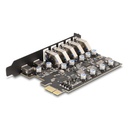 Delock PCIe x1 í 5x USB & 2x USB-C stýrisspjald - image 5 [3f24f92c47]