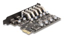 Delock PCIe x1 í 5x USB & 2x USB-C stýrisspjald - image 6 [3ca414af9c]