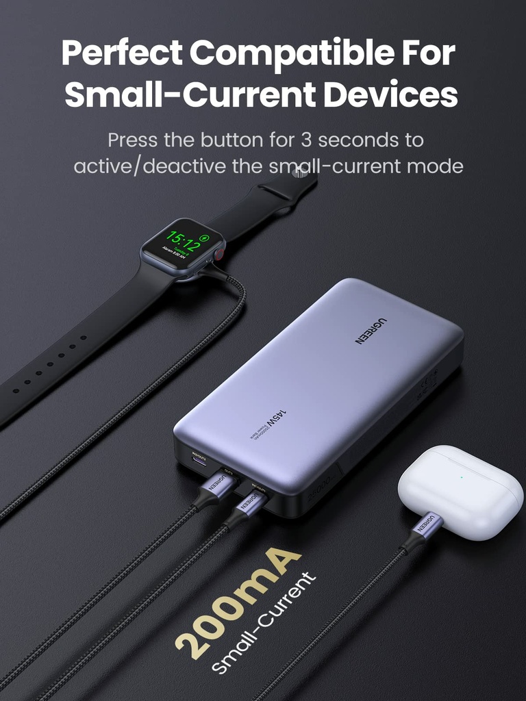UGREEN 25.000mAh ferðarafhlaða, PD 145W, með upplýsingaskjá - image 13 [5b3969d683]