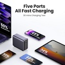 300W UGREEN Desktop 4x USB-C, 1x USB-A PPS PD QC GaN II hleðslutæki - image 8 [3040151d1e]