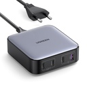 100W UGREEN Nexode 3x USB-C, 1x USB-A PPS PD QC GaN Desktop hleðslutæki, svart - image 2 [66ba6c1d4e]