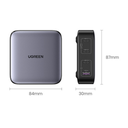 100W UGREEN Nexode 3x USB-C, 1x USB-A PPS PD QC GaN Desktop hleðslutæki, svart - image 6 [a5c2d387fc]