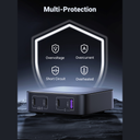 100W UGREEN Nexode 3x USB-C, 1x USB-A PPS PD QC GaN Desktop hleðslutæki, svart - image 16 [aaf1533c1d]