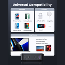 100W UGREEN Nexode 3x USB-C, 1x USB-A PPS PD QC GaN Desktop hleðslutæki, svart - image 18 [d0cf999e4b]