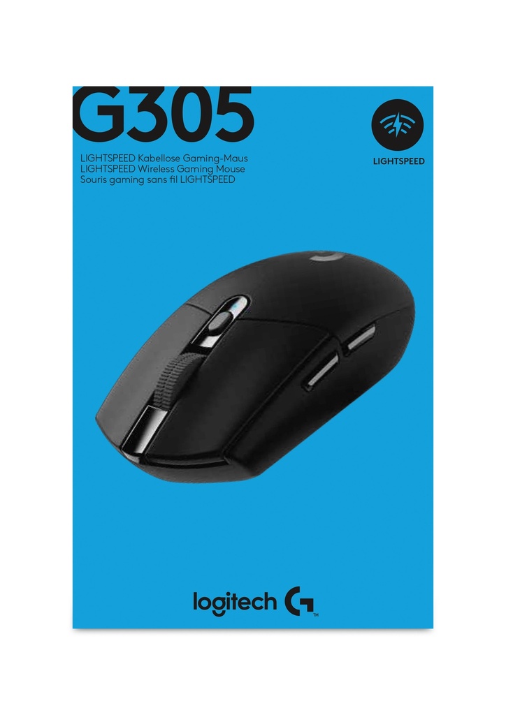 Logitech G G305 Lightspeed þráðlaus leikjamús, Svört - image 15 [7ffacf8e31]
