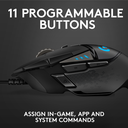 Logitech G502 Hero leikjamús, Svört - image 8 [f3e4509e1e]