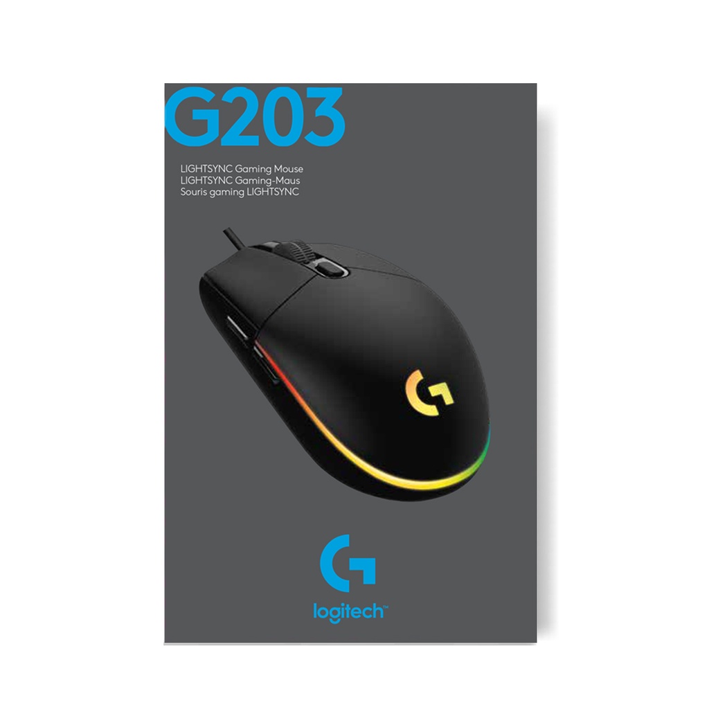 Logitech G G203 Lightspeed leikjamús, Svört - image 11 [9cdb06ec39]