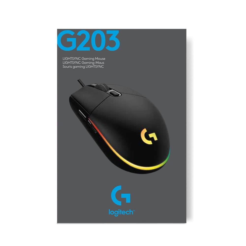 Logitech G G203 Lightspeed leikjamús, Svört - image 12 [985b62ce7a]