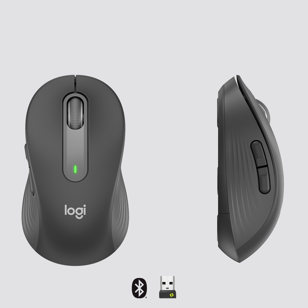 Logitech M650 L Signature þráðlaus mús, svört - image 11 [bc8a8d3a6c]