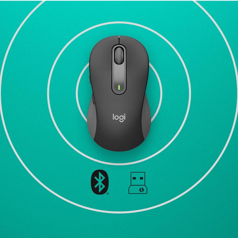 Logitech M650 L Signature þráðlaus mús, svört - image 15 [1e84abfda3]