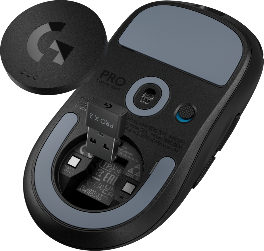 Logitech Pro X Superlight 2 þráðlaus leikjamús, Svört - image 11 [af0b2035f9]