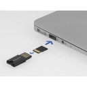 Delock USB 2.0 fyrirferðalítill Micro SD kortalesari, svartur - image 9 [16a11762d8]