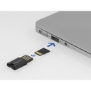 Delock USB 2.0 fyrirferðalítill Micro SD kortalesari, svartur - image 10 [cddca8e7bd]