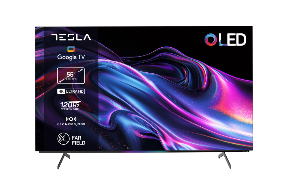 [O55S949GUS] Tesla 55" OLED 120Hz 4K Dolby Vision Google TV snjallsjónvarp
