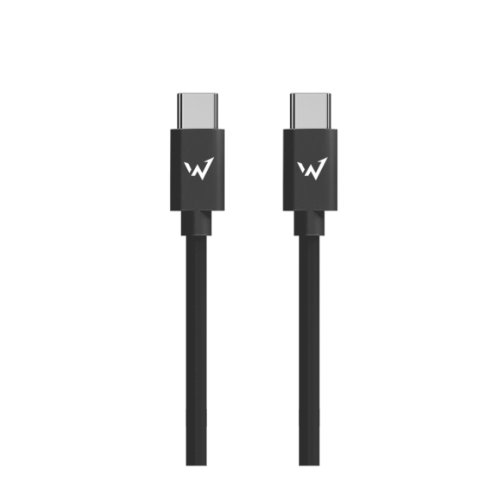 [WC181CKBK1] Energizer USB3.0 240W 5Gbps C í C kapall, 2 metrar, Svartur