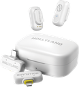 Hollyland Lark A1 Combo Apple Lightning/USB-C RX hljóðnemasett fyrir snjallsíma
