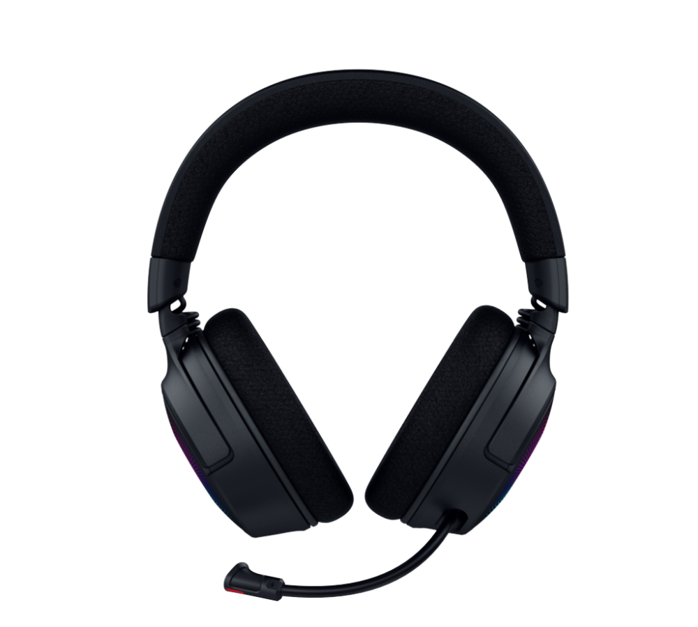 Razer Kraken V4 HyperSpeed þráðlaus THX RGB leikjaheyrnartól með hljóðnema, svört