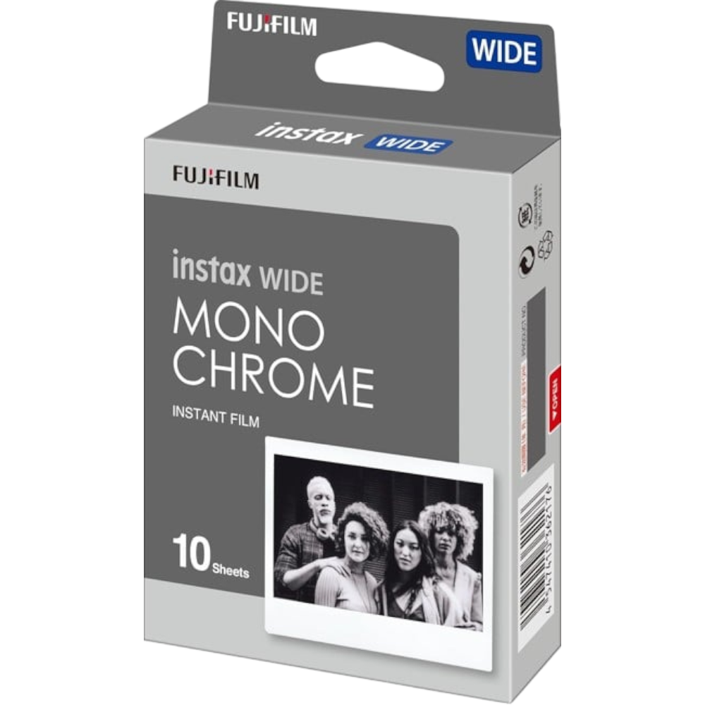 [1308973] Fujifilm instax WIDE ljósmyndapappír, 1x10, Monochrome