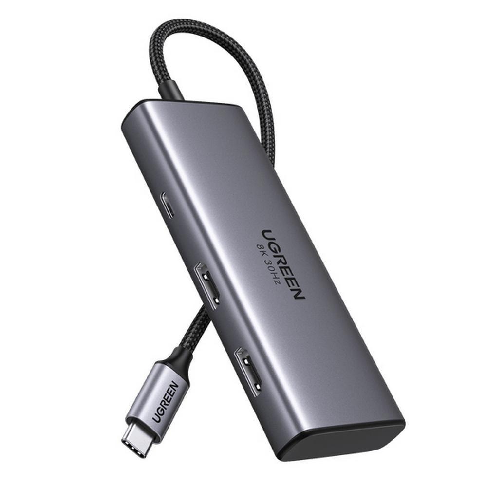 [15852] UGREEN Revodock 100W, 6-in-1 fjölnota USB-C dokka