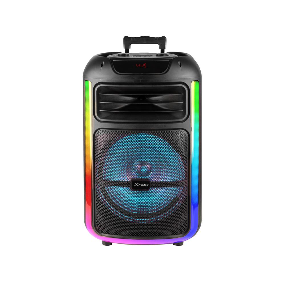 [0X140000] Trevi XF 1400 KB 100W Bluetooth RGB ferðahátalari, svartur