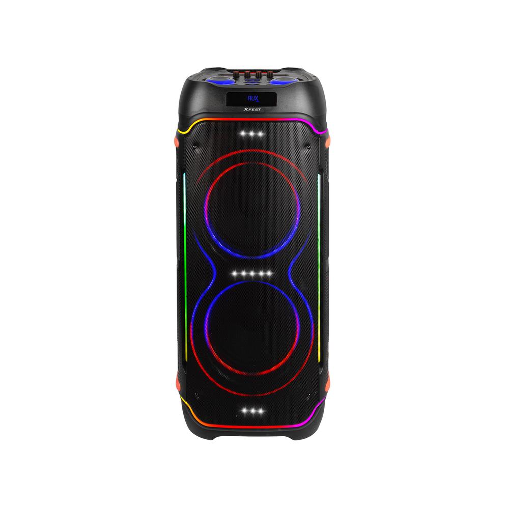 [0X360000] Trevi XF 3600 PRO 200W BT RGB Karaoke ferðahátalari, svartur
