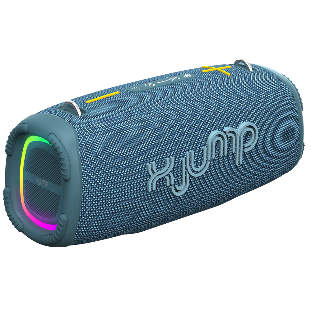 [0XJ20004] Trevi X Jump XJ200 90W Bluetooth TWS RGB ferðahátalari, blár