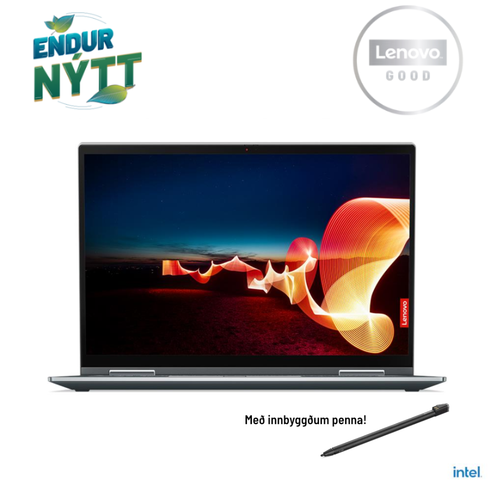 [20Y0R00ER0/A] Lenovo ThinkPad X1 Yoga G6 2in1 fartölva 14" FHD+ i7-1185G7 32/512GB, penni, W11P, endurnýtt