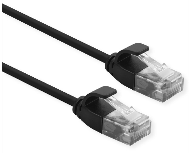 Netsnúra Cat6A RJ45-RJ45 UTP DataCenter Svört 3.0 m