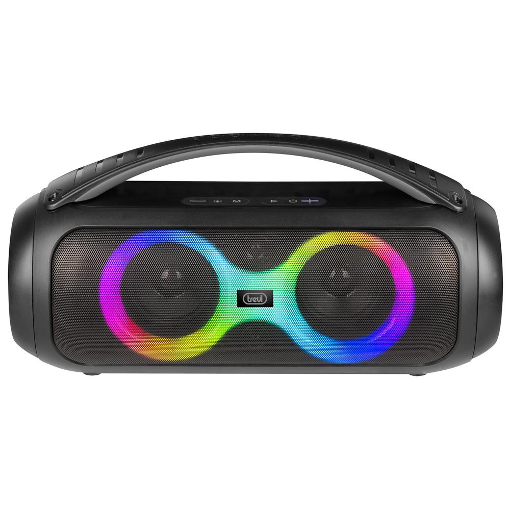 [0XR8A7000] Trevi XR8A70 XR Jump RGB ferðahátalari með Bluetooth, svartur
