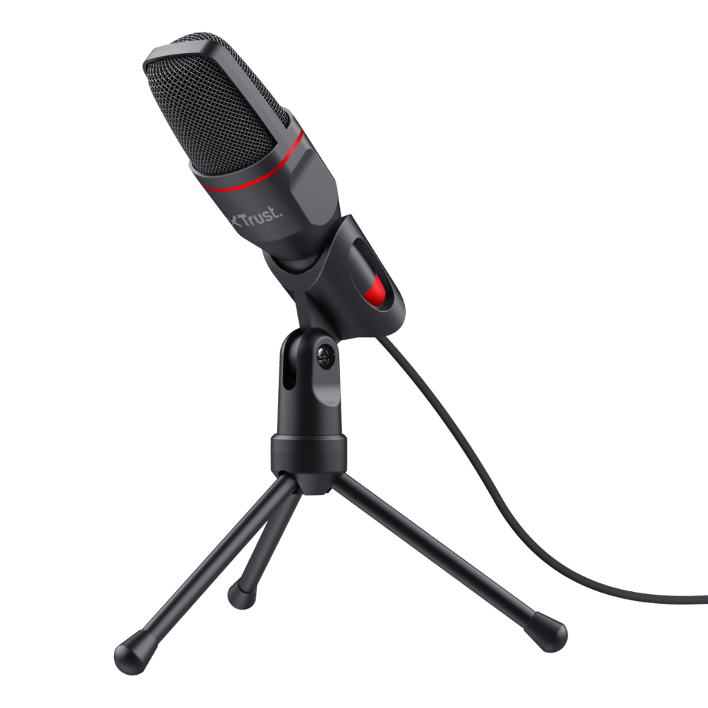 [23791] Trust GXT 212 Mico USB hljóðnemi á standi, svartur