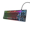 Trust GXT 833 Thado TKL RGB leikjalyklaborð, svart