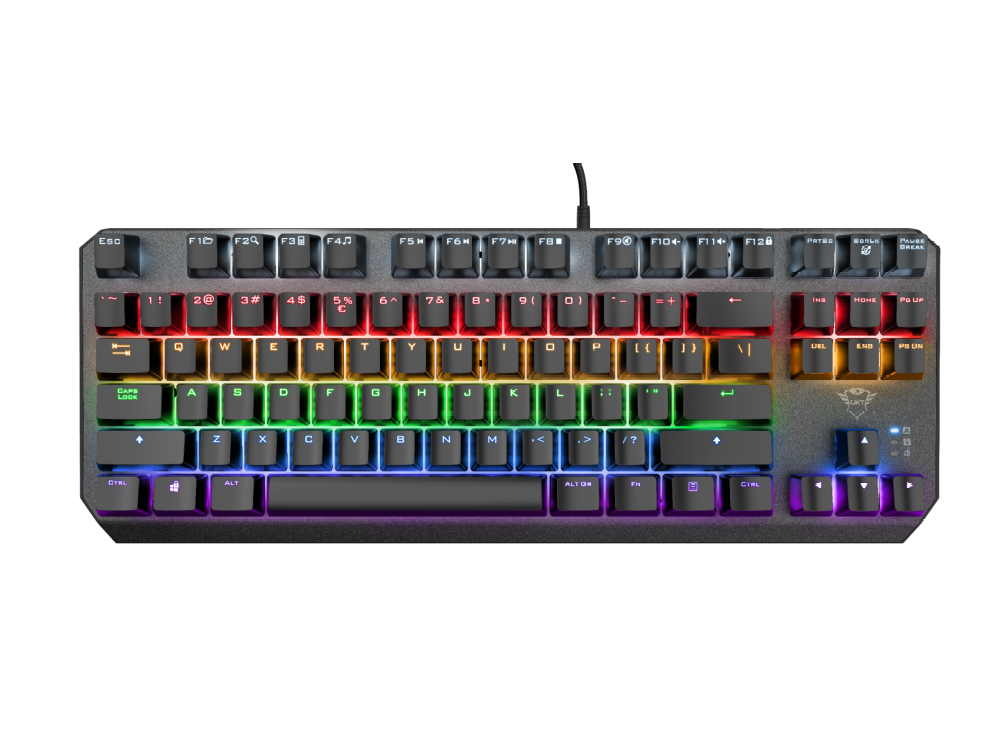 Trust GXT 834 Callaz TKL RGB leikjalyklaborð