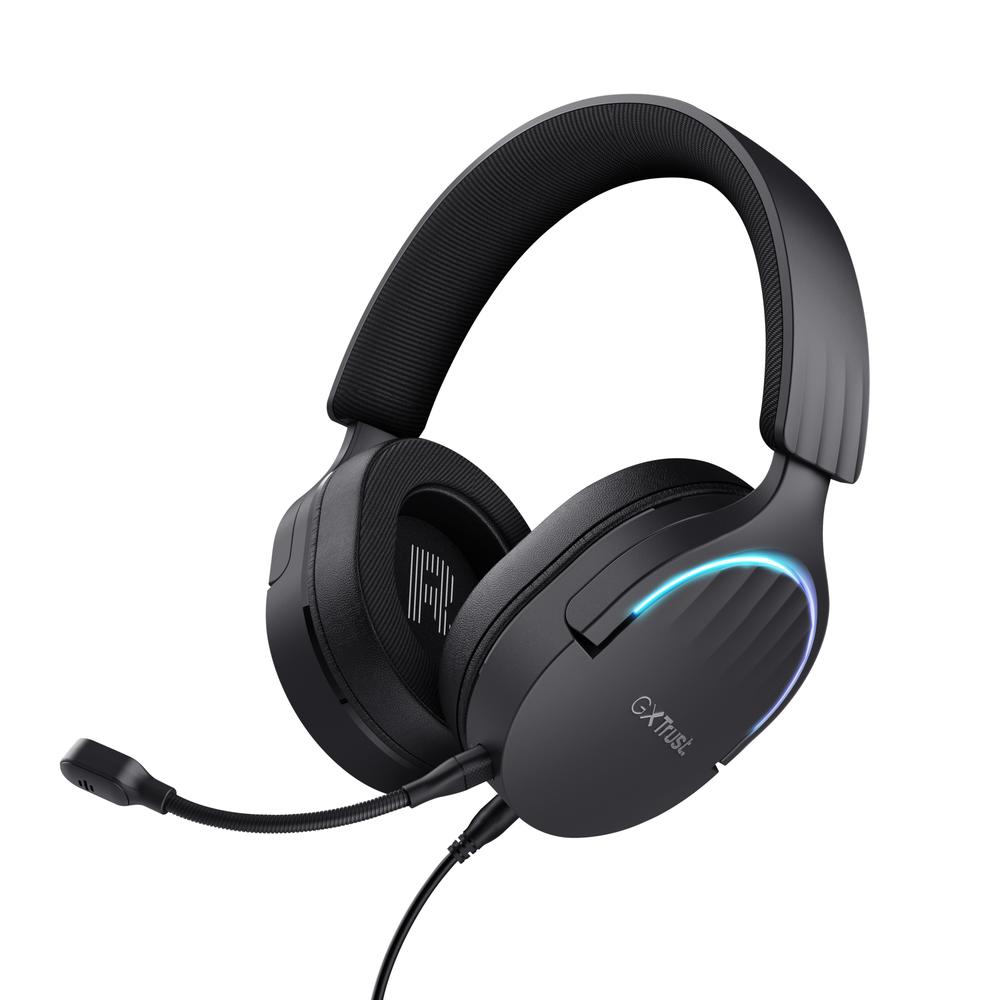 [24900] Trust GXT 490 Fayzo 7.1 USB leikjaheyrnartól fyrir PS5 og PC, svört