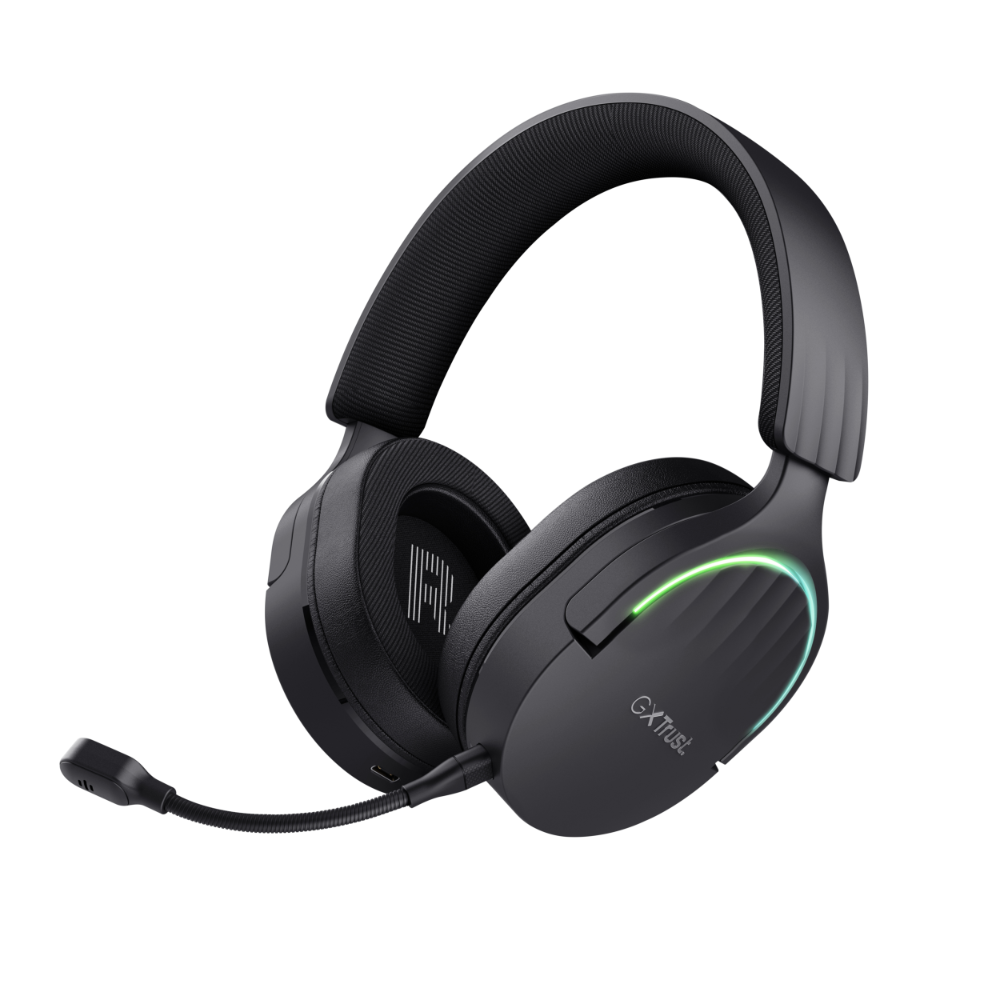 [24901] Trust GXT 491 Fayzo 7.1 þráðlaus leikjaheyrnartól fyrir PS5, PC og Switch, svört