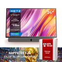 Metz 24" FHD HDR10 Google TV ferðasnjallsjónvarp með rafhlöðu