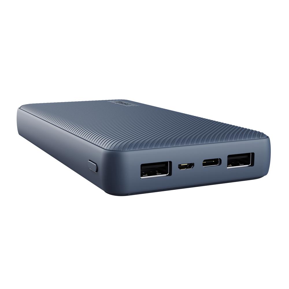 [25026] Trust Primo 20.000mAh 15W USB-C ferðarafhlaða ECO, blá