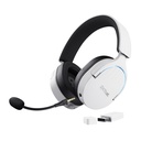Trust GXT 491 Fayzo 7.1 þráðlaus leikjaheyrnartól fyrir PS5, PC og Switch, hvít
