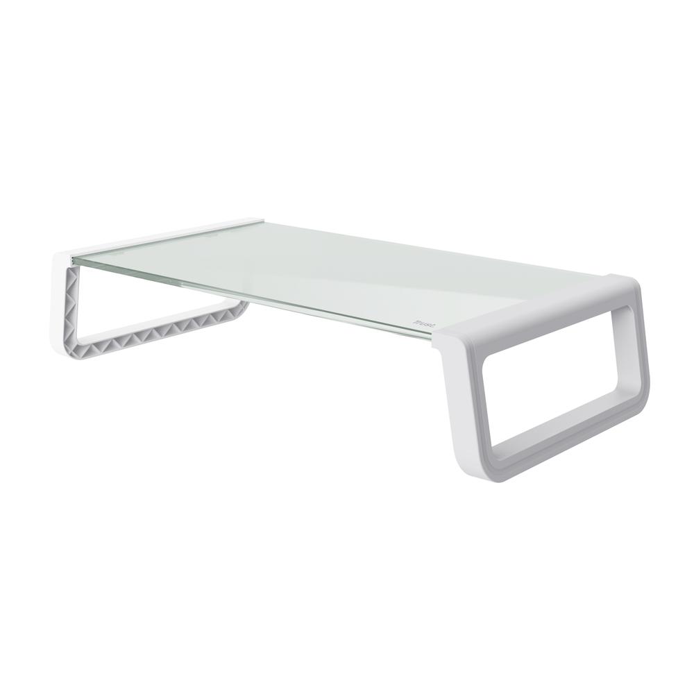 [25351] Trust Monta Tempered Glass skjástandur, hvítur