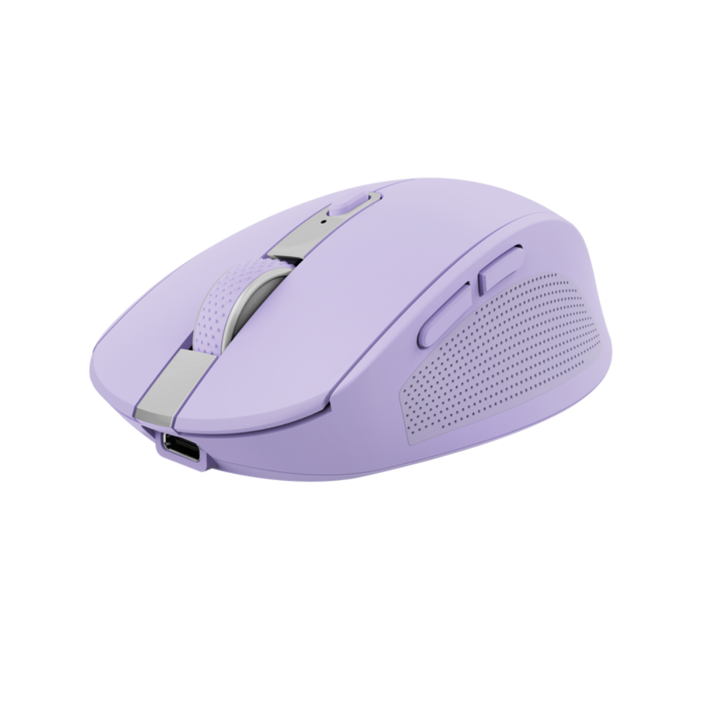 [25384] Trust Ozaa Compact þráðlaus Multi Bluetooth fartölvumús, fjólublá