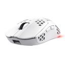 Trust GXT 929 Helox þráðlaus RGB leikjamús, hvít