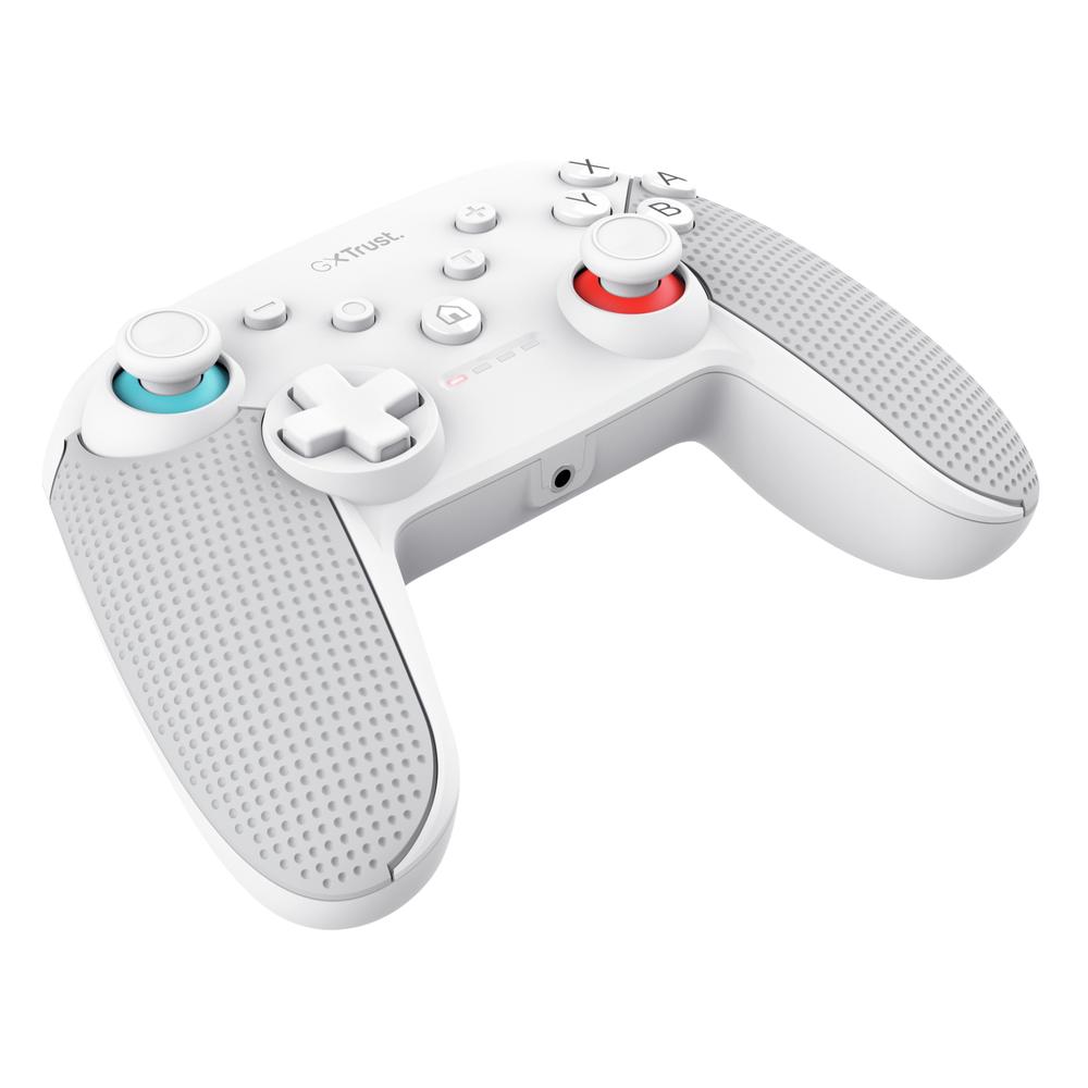 [25426] Trust GXT 1246 Muta þráðlaus Bluetooth stýripinni fyrir Nintendo Switch og Switch 2, Hvítur