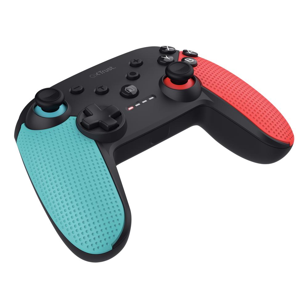 Trust GXT 1246 Muta þráðlaus Bluetooth stýripinni fyrir Nintendo Switch og Switch 2, Blár / Rauður