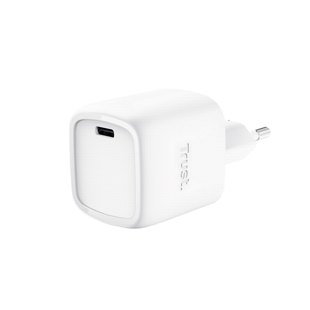 [25520] 30W Trust Maxo USB-C PPS PD hleðslutæki, hvítt