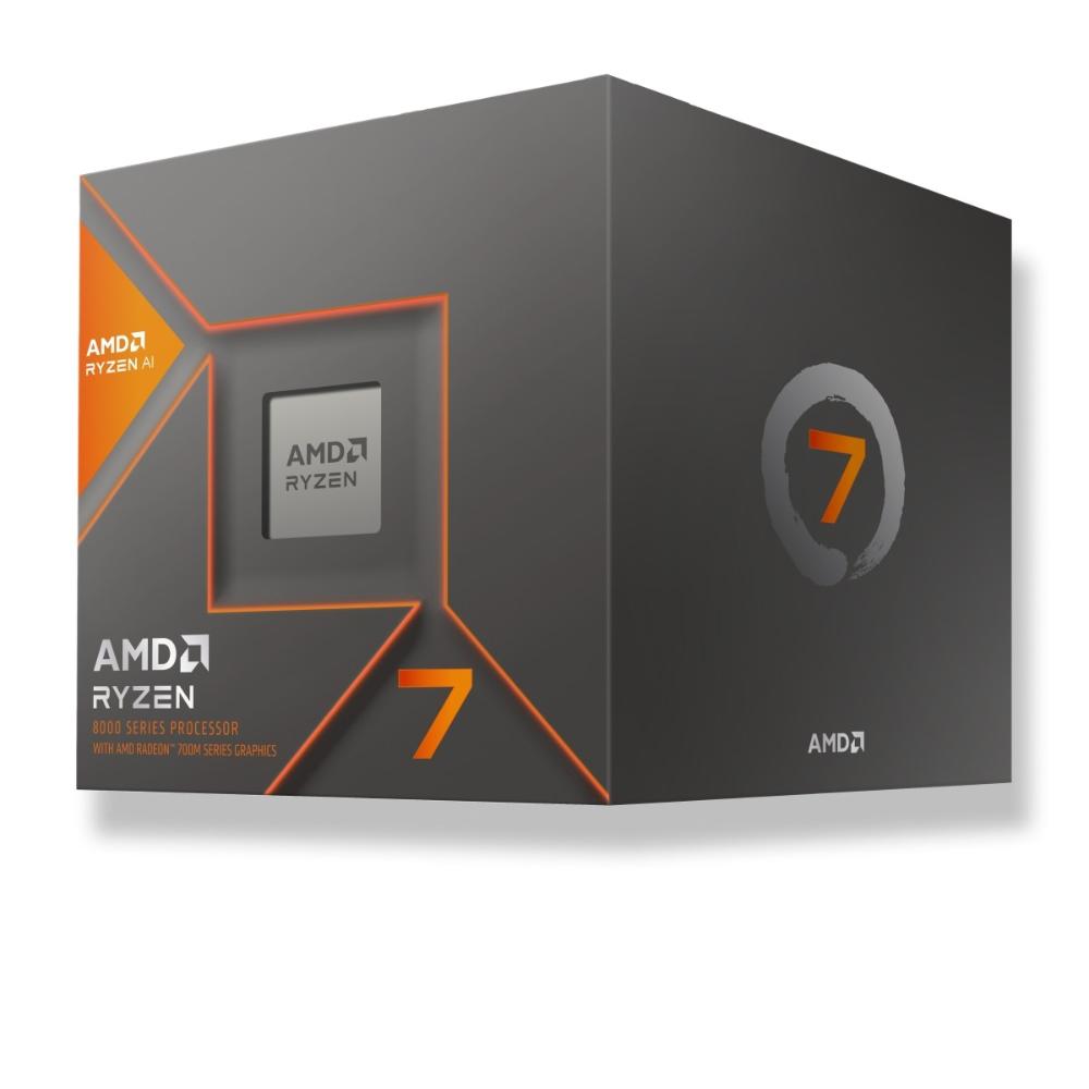 [100-100001236BOX] AMD Ryzen 7 8700G 8 kjarna AI örgjörvi með M780 GPU, Retail með viftu