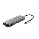 Trust Dalyx 8-in-1 USB Type-C 100W fartölvudokka með HDMI skjátengi