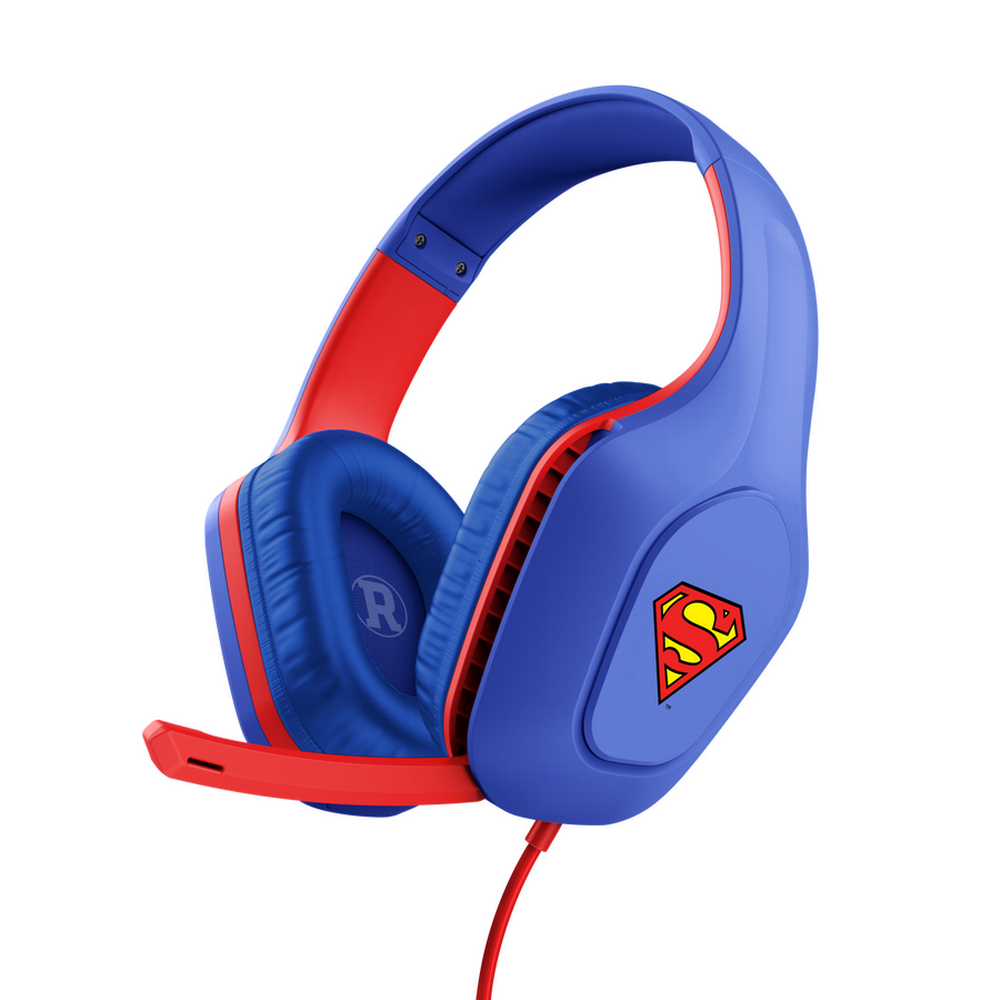 [25738] Trust GXT 415SM Zirox leikjaheyrnartól, Superman útgáfa