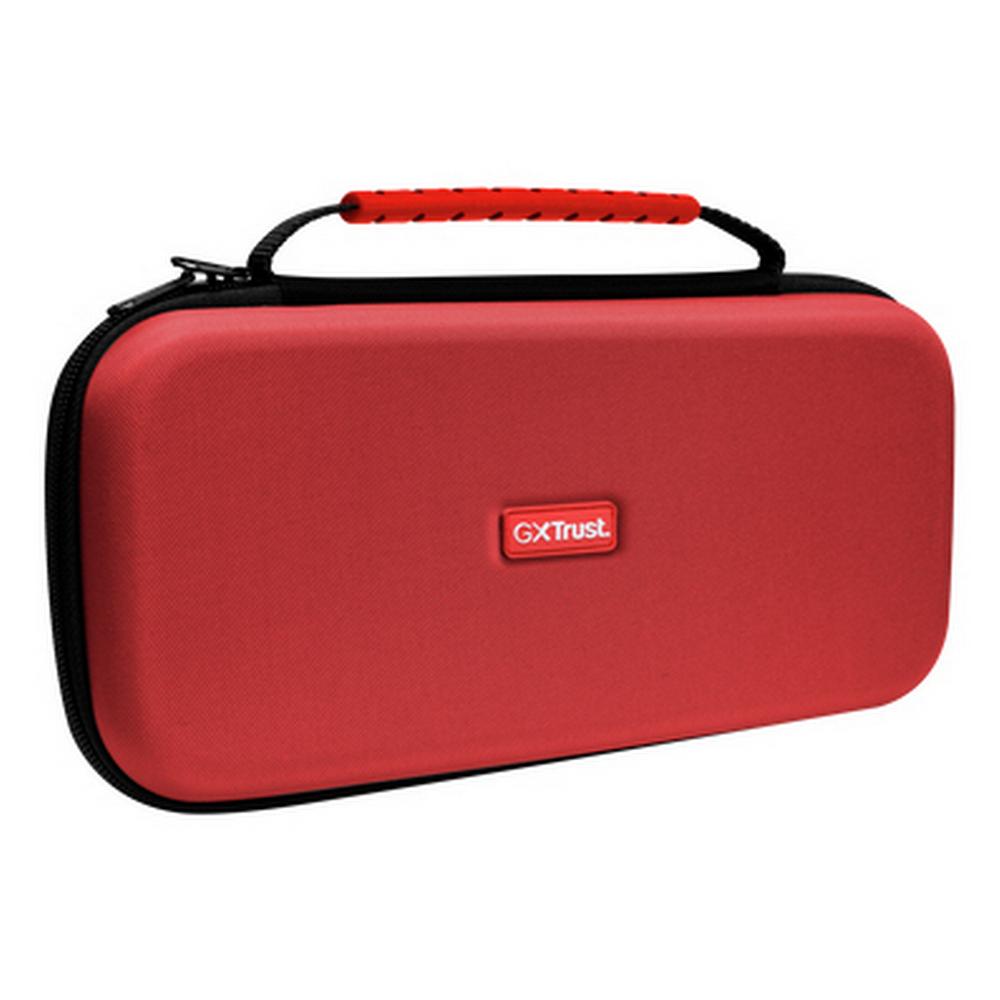 Trust GXT 1251 Hardcase ferðataska fyrir Nintendo Switch 2, Rauð/Blá